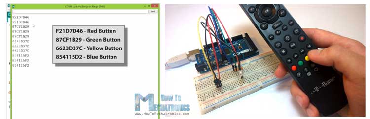 Irrecvdemo-erial-monitor-and-tv-remote-RGB-LED控制 - 示例