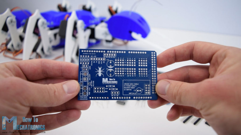 Arduino Hexapod定制设计PCB适用于24次伺服