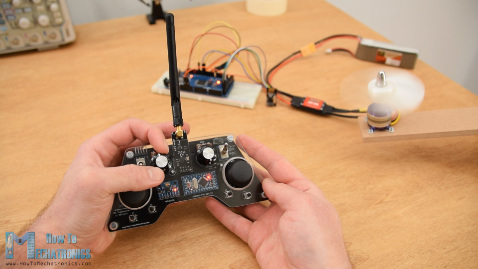无刷电机无线控制使用Arduino