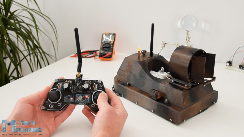 用基于RC发射机的DIY Arduino控制RC气垫船