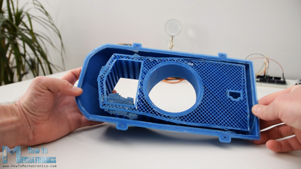 气垫船驾驶舱 -  3D用Creality CR-10 3D打印机打印了很多支持材料