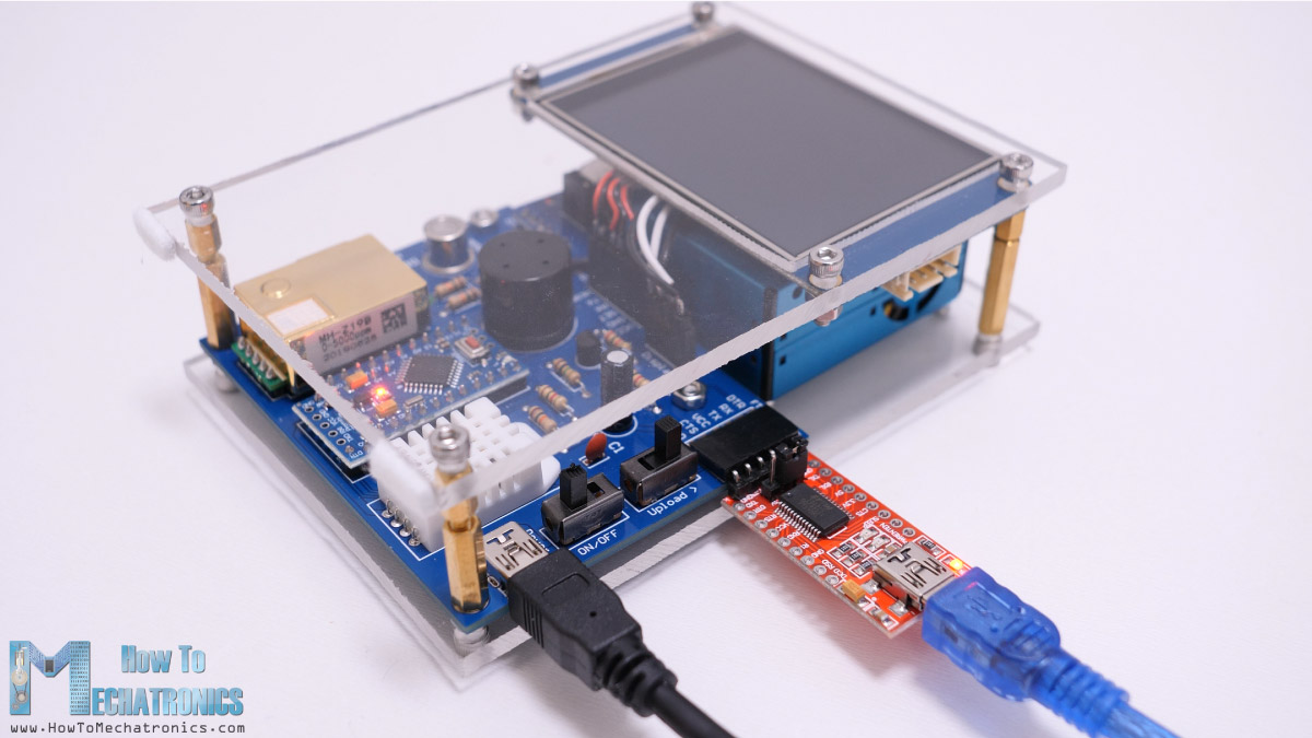 编程Arduino空气质量监视器 - 使用FTDI上传草图
